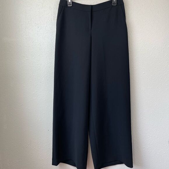 Halogen Black Wide Leg Dress Pants Size 6 EUC - Picture 1 of 6